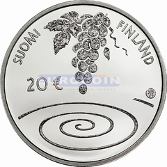 Финляндия 20 евро 2014 Эмиль Викстрем