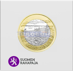 Финляндия 5 евро 2018 Ландшафты Коли PROOF