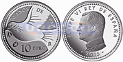 Испания 10 евро 2015 Мир в Европе