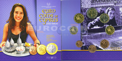 Кипр набор евро 2024 BU (8 монет)