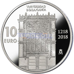 Испания 10 евро 2018 Университет Саламанки