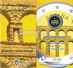 Испания 2 евро 2016 Сеговия PROOF