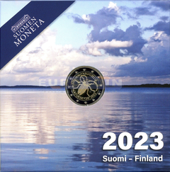 Финляндия 2 евро 2023 Охрана природы PROOF