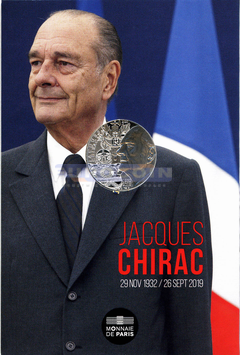 Франция 10 Евро 2020 Жак Ширак