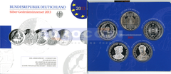 Германия набор 10 евро 2013 (5 монет)