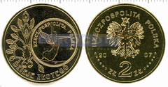 Польша 2 злотых 2007, 5 злотых 1928 года (Ника)