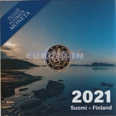 Финляндия 2 евро 2021 Журналистика  PROOF