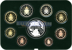 Ватикан набор евро 2018 PROOF (9 монет)