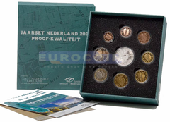 Нидерланды набор евро 2020 PROOF (8 монет)