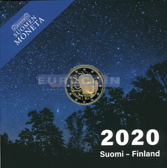 Финляндия 2 евро 2020 Вяйнё Линна  PROOF