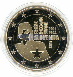 Словения 2 евро 2011 Франц Розман PROOF