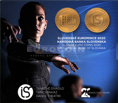 Словакия Набор Евро 2020  Театр Танца BU (8 монет)