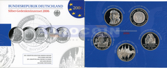 Германия набор 10 евро 2006 (5 монет)