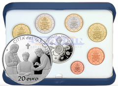 Ватикан набор евро 2022 PROOF (9 монет)