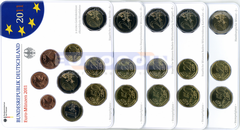Германия набор евро 2011 BU (5 x 9 монет)
