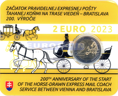Словакия 2 евро 2023 Почта BU