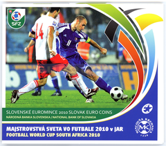 Словакия Набор Евро 2010 Футбол BU (8 монет)