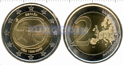 Испания 2 евро 2009, 10 лет валютному союзу (ошибка)