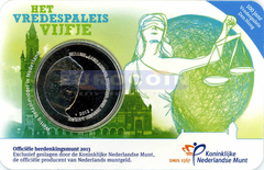 Нидерланды 5 евро 2013 Дворец мира в Гааге