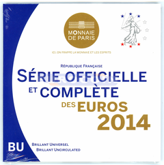 Франция набор евро 2014 BU (8 монет) 