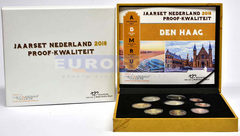 Нидерланды набор евро 2018 PROOF (9 монет) 