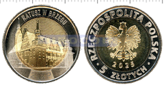 Польша 5 злотых 2025 Бжегская ратуша