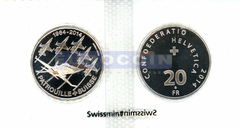 Швейцария 20 франков 2014 Швейцарский патруль